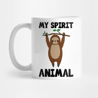 Cute Sloth My Spirit Animal Mug